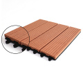 Terrace Balcony WPC Waterproof Interlocking Wood Plastic Composite Decking Tiles New Co-Extrusion WPC Floor Wood Tiles